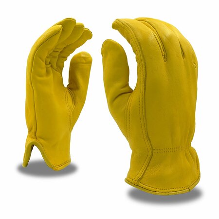 CORDOVA Premium Grain Deerskin Driver Gloves, Small, 12PK 90503
